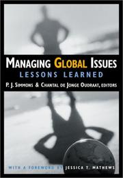 Managing global issues : lessons learned