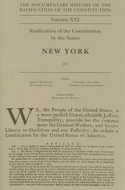 The documentary history of the ratification of the constitution