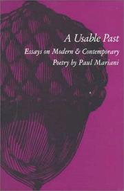 Cover of: A usable past: essays on modern & contemporary poetry