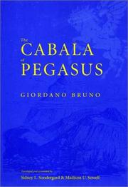 The cabala of Pegasus by Giordano Bruno