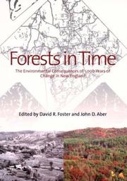 Forests in time : the environmental consequences of 1000 years of change in New England