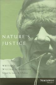Cover of: Nature's Justice: Writings of William O. Douglas (Northwest Readers)