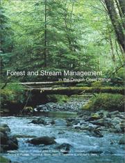 Cover of: Forest and Stream Management in the Oregon Coast Range
