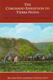 Cover of: The Coronado Expedition to Tierra Nueva: The 1540-1542 Route Across the Southwest