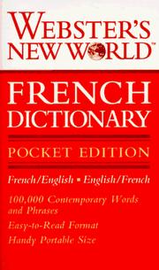 Cover of: Webster's New World French Dictionary by Webster's New World Editors