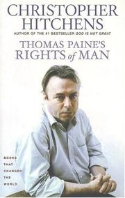 Cover of: Thomas Paine's Rights of Man by Christopher Hitchens