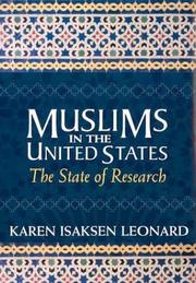 Cover of: Muslims in the United States: the state of research