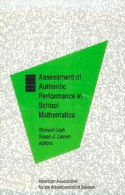 Cover of: Assessment of authentic performance in school mathematics