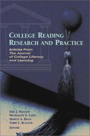 Cover of: College Reading Research and Practice by 