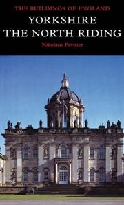 Cover of: Yorkshire by Nikolaus Pevsner