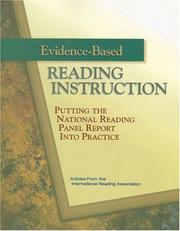 Evidence-based reading instruction : putting the National Reading Panel report into practice