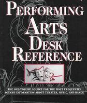 Cover of: New York Public Library Desk Reference to the Performing Arts