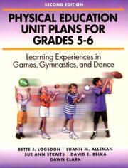 Cover of: Physical education unit plans for grades 5-6