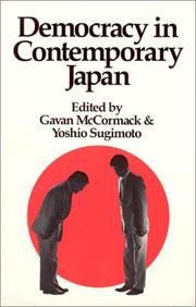 Cover of: Democracy in contemporary Japan