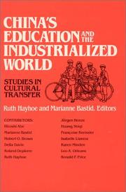China's education and the industrialized world : studies in cultural transfer