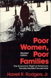 Cover of: Poor women, poor families: the economic plight of America's female-headed households