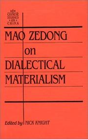 Mao Zedong on dialectical materialism : writings on philosophy, 1937