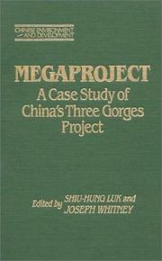 Megaproject : a case study of China's Three Gorges Project