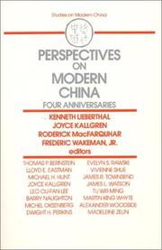 Cover of: Perspectives on Modern China: Four Anniversaries (Studies on Modern China)