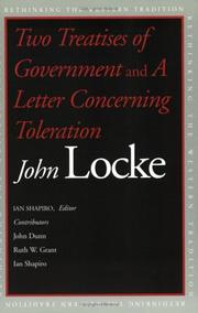 Two treatises of government and a letter concerning toleration