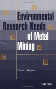 Cover of: Environmental research needs of metal mining