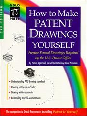 Cover of: How to make patent drawings yourself