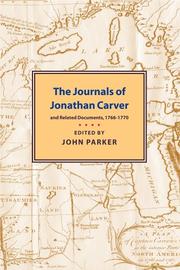 Cover of: Journals of Jonathan Carver