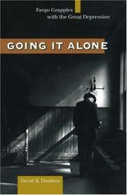 Going it alone by David B. Danbom