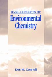 Basic concepts of environmental chemistry by D. W. Connell
