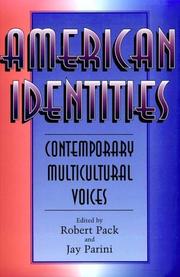 American identities : contemporary multicultural voices