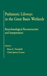 Cover of: Prehistoric Lifeways in the Great Basin Wetlands by Brian E. Hemphill, Clark Spencer Larsen
