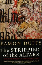 Cover of: The Stripping of the Altars by Eamon Duffy