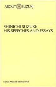 Cover of: Shinichi Suzuki