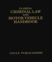 Cover of: Criminal laws of Florida.
