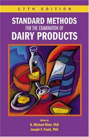 Standard Methods for the Examination of Dairy Products by Michael Wehr