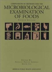 Compendium of methods for the microbiological examination of foods