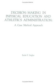 Cover of: Decision Making in Physical Education and Athletic Administration