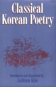 Classical Korean poetry by Jaihiun Kim