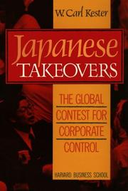 Japanese Takeovers by W. Carl Kester