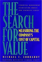 The search for value by Michael C. Ehrhardt