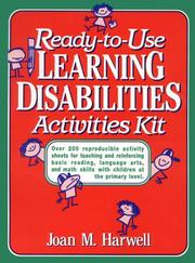 Cover of: Ready-to-use learning disabilities activities kit