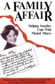 Cover of: A Family Affair: Helping With M.I. (Gap Report, No 119)