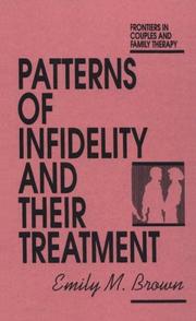Cover of: Patterns of infidelity and their treatment by Emily M. Brown