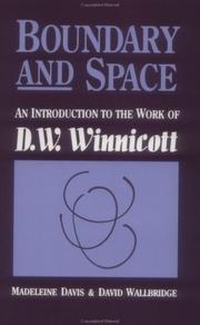 Boundary and space : an introduction to the work of D.W. Winnicott