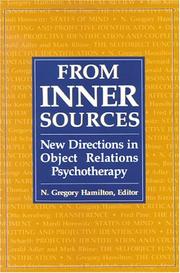 Cover of: From Inner Sources: New Directions in Object Relations Psychotherapy