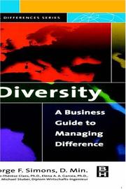 Cover of: EuroDiversity by George F. Simons