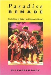 Cover of: Paradise remade by Elizabeth Bentzel Buck
