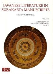 Cover of: Javanese literature in Surakarta manuscripts by Nancy K. Florida