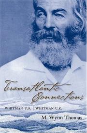 Cover of: Translantic connections: Whitman U.S., Whitman U.K.