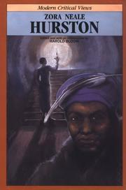 Cover of: Zora Neale Hurston by edited and with an introduction by Harold Bloom.